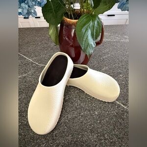 Birkenstock Super Birki’s Polyurethane Clogs White Size 38